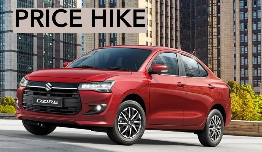 Maruti Dzire Price Hike Announced, Up to Rs. 10,000 Based on Variant