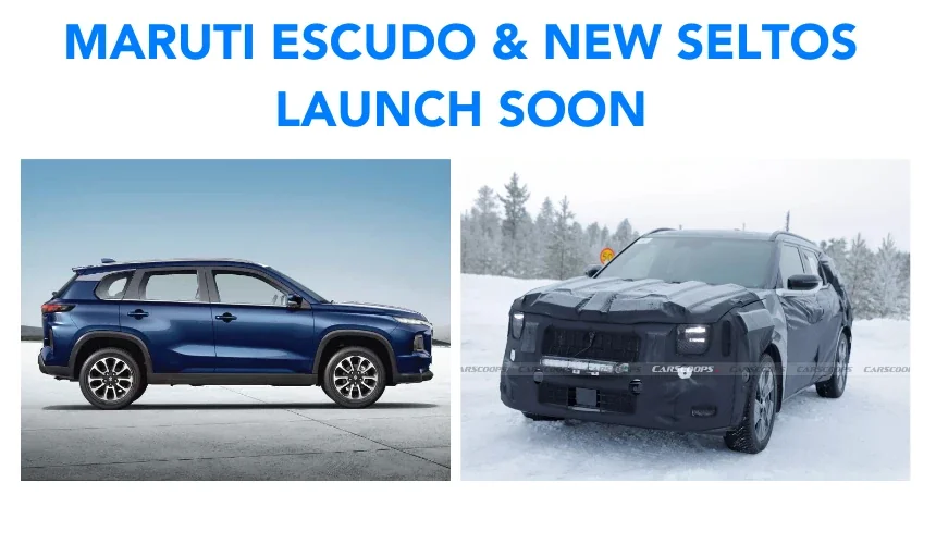 Maruti Suzuki Escudo and Next-gen Kia Seltos to Launch this Financial year