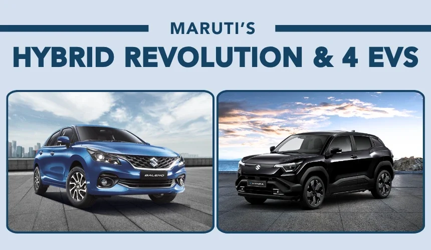 Maruti Suzuki to Launch New Affordable Hybrid Cars, 4 EVs