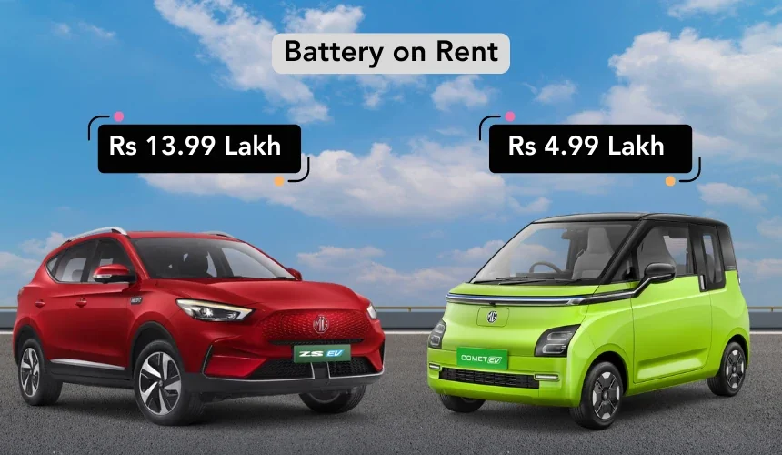 Buy MG Comet EV at Just Rs 4.99 Lakh, ZS EV at 13.99 Lakh - BaaS Program