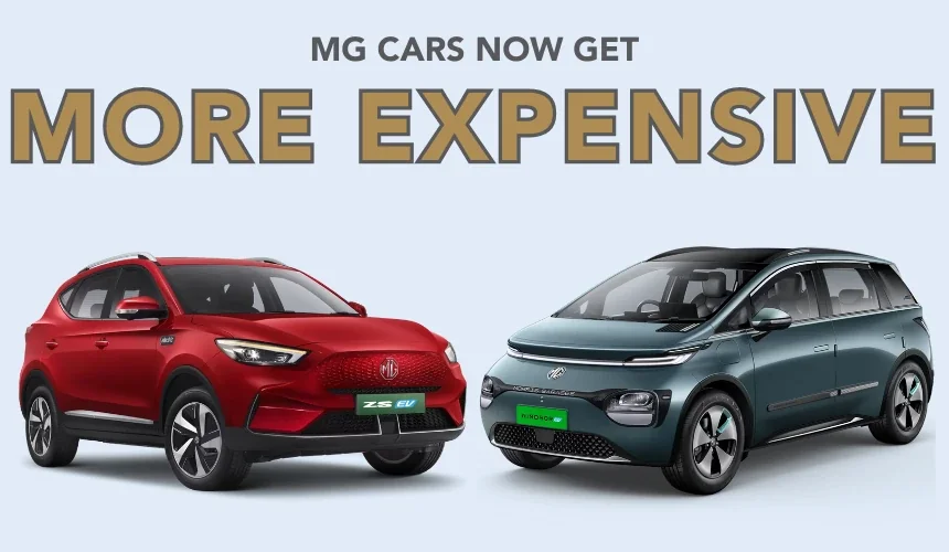 MG Cars Get More Expensive – ZS EV, Windsor EV See Biggest Price Jumps