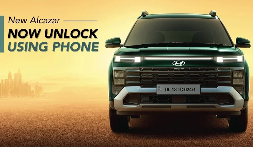 2024 Hyundai Alcazar Debuts Digital Key - Now Unlock Your Car With Phone