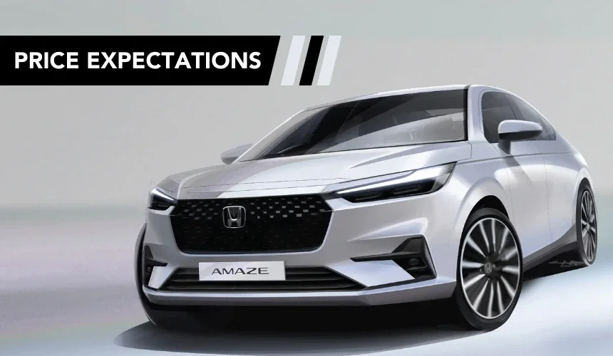 New 2025 Honda Amaze – Price Expectations