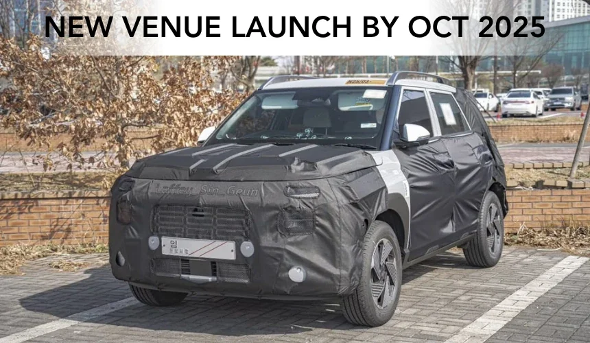 New-Gen Hyundai Venue Launch by October 2025