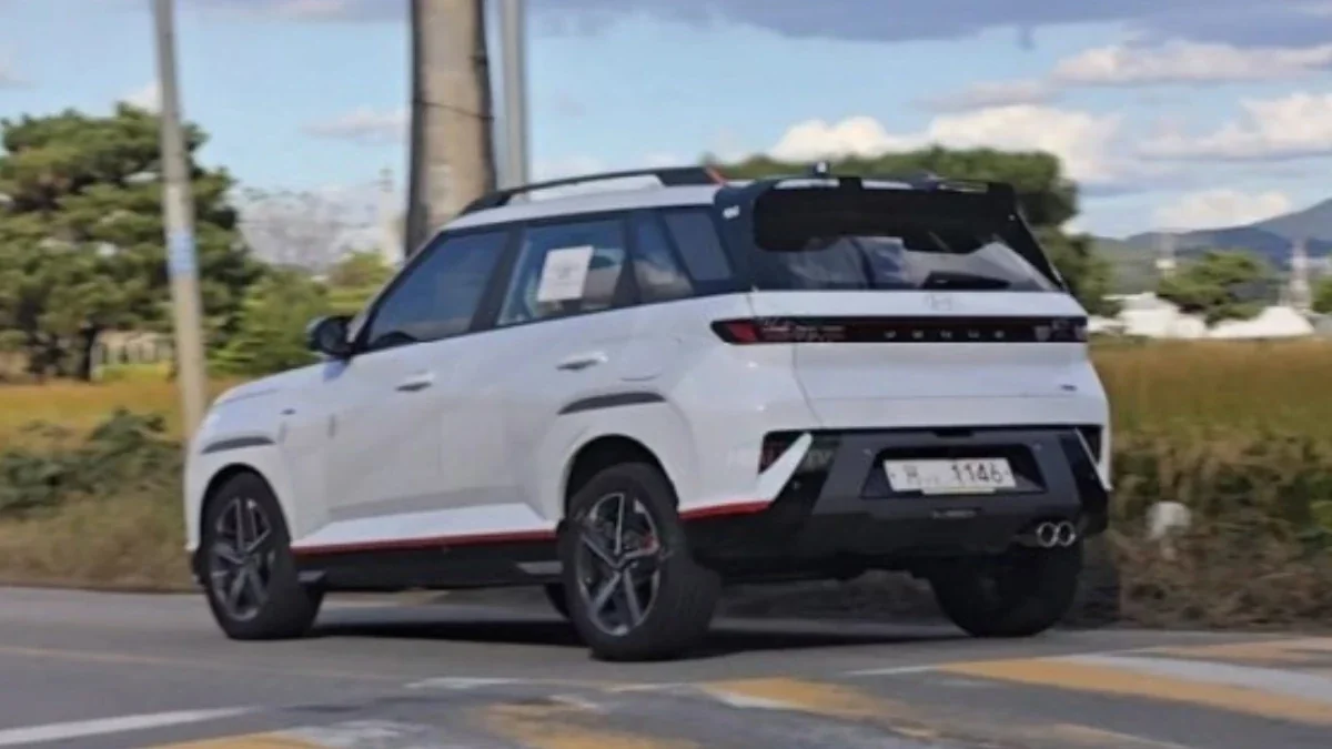 New-gen Hyundai Venue N-Line 2025 Exterior Design Explained - Spied Undisguised