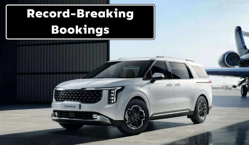 New Kia Carnival Shatters Records with 1822 First-Day Bookings