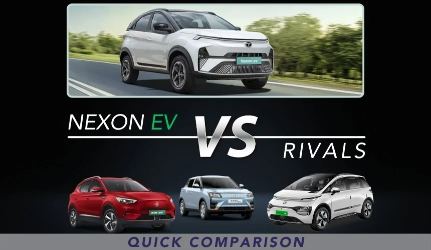 Nexon EV Vs Rivals - Quick Comparison On Range, Price, Features