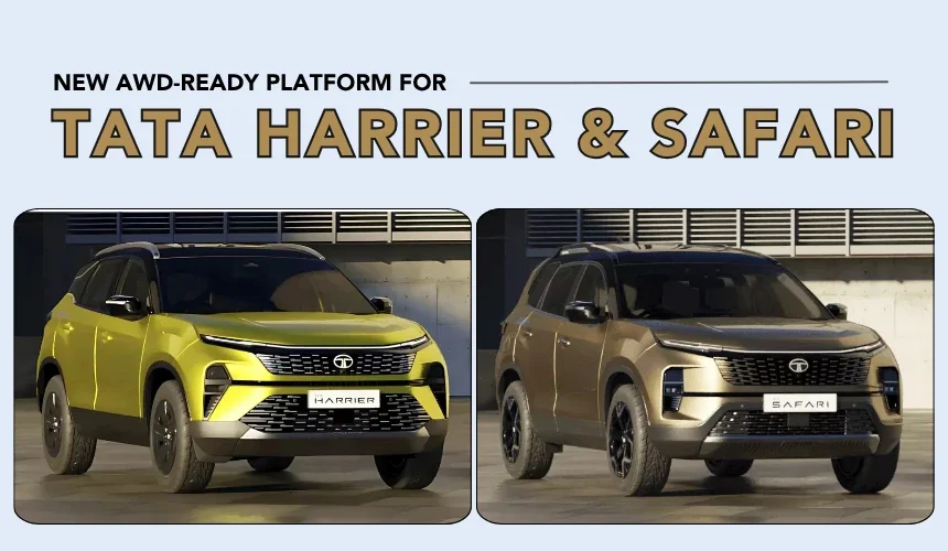 Next-Gen Tata Harrier, Safari to Get New AWD-Ready Platform