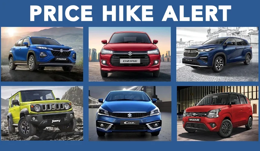 Maruti Cars to Become Expensive from February 1