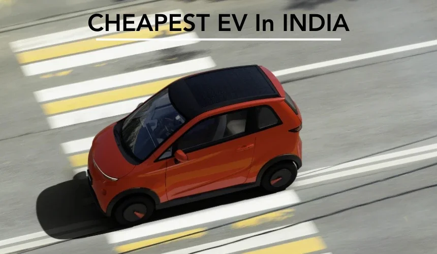 Vavye EVA - India's Cheapest Electric Car Launched At Rs 3.25 Lakh
