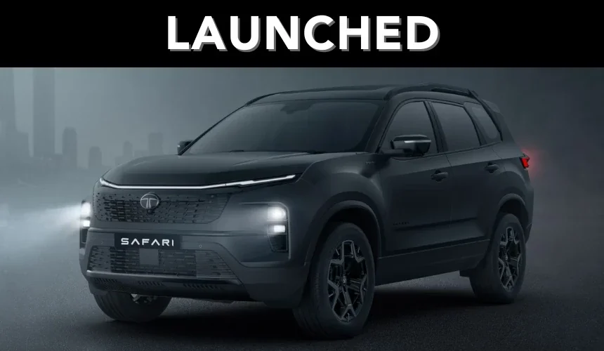 Tata Safari Stealth Edition Rolls Out in India at Rs 25.29 Lakh