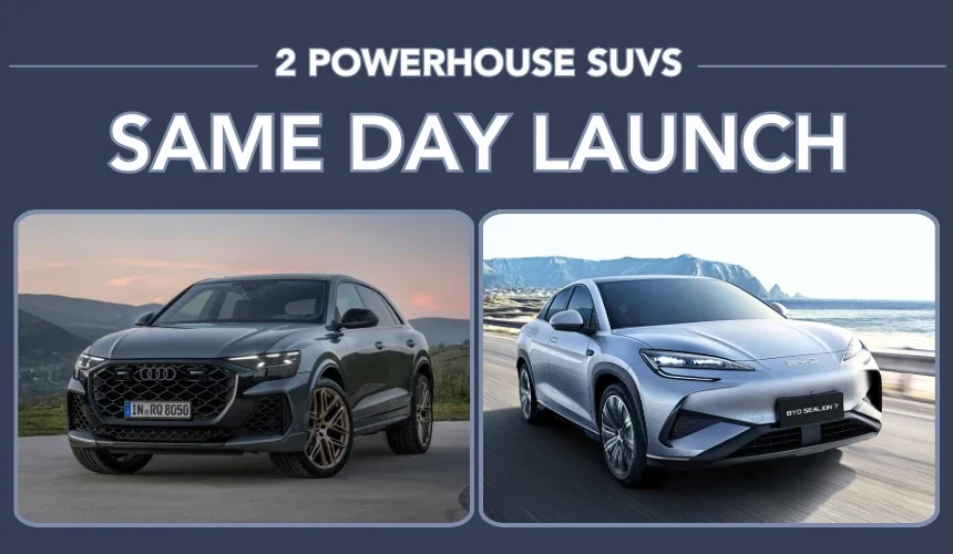 2 Powerhouse SUVs Launching on the Same Day - BYD Sealion 7, Audi RS Q8 2025