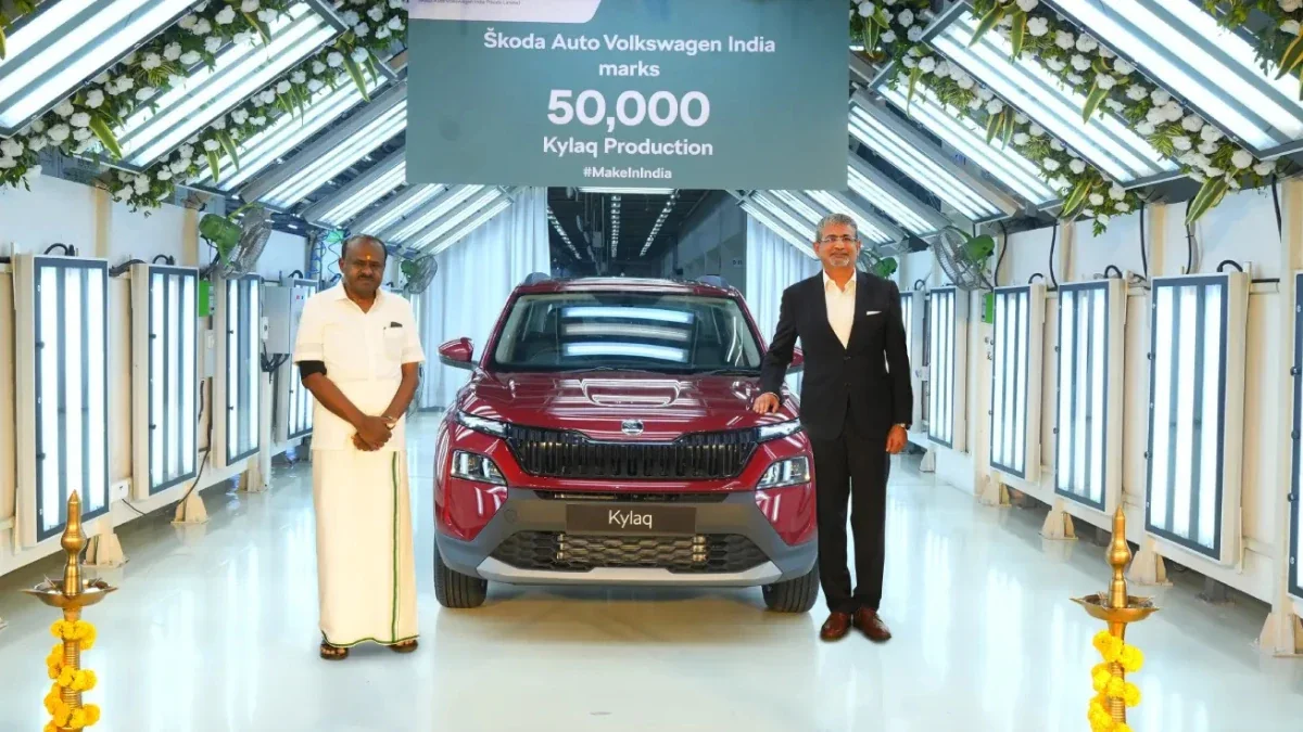 Skoda Kylaq Hits 50K Production Milestone in 1 Year