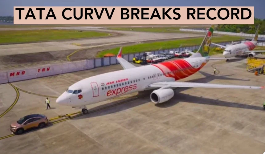 Tata Curvv Raises the Bar by Towing 48,000 kg Boeing 737