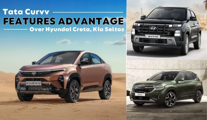 Tata Curvv Features Advantage Over Hyundai Creta, Kia Seltos