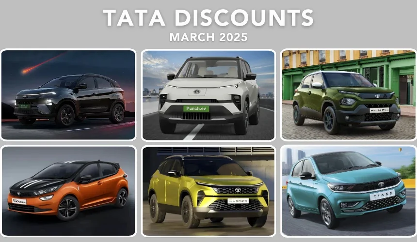 Tata Cars March 2025 Discounts – Save Big on Curvv EV, Harrier, Altroz, & More
