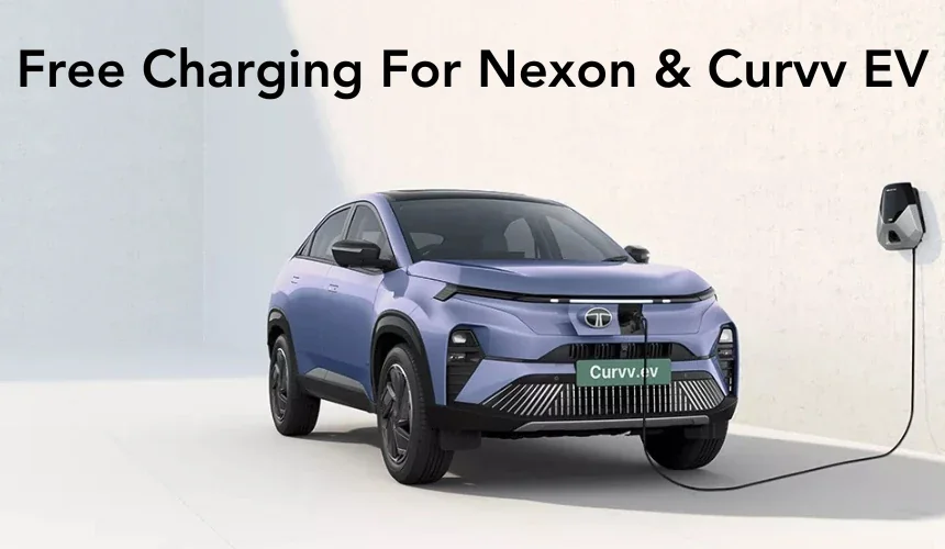 Tata Motors Launches Free Charging Offer for Nexon EV, Curvv EV Buyers