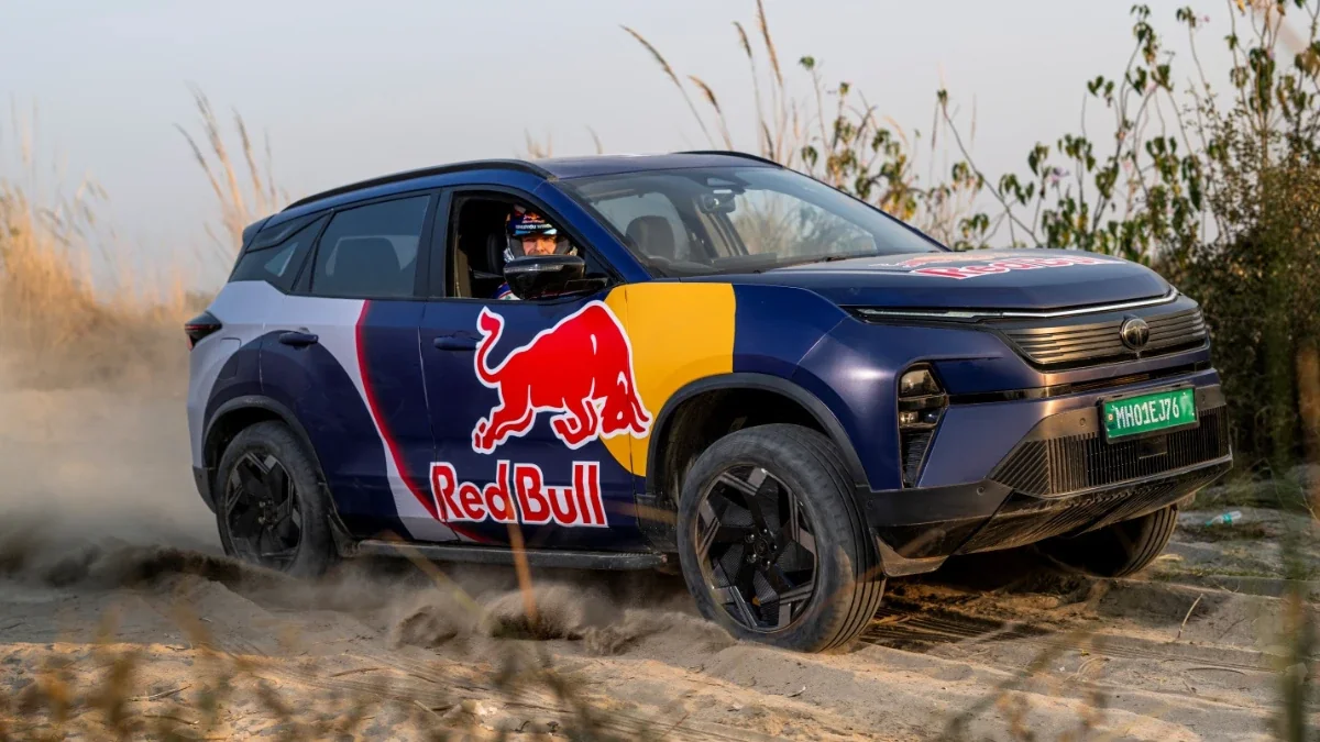 Tata Motors Joins Hands With Red Bull India - First Stunts Features Tata Harrier EV