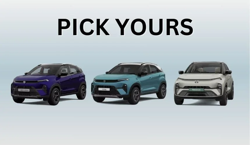 Tata Nexon Now Has 4 Powertrains - Petrol, Diesel, CNG & EV