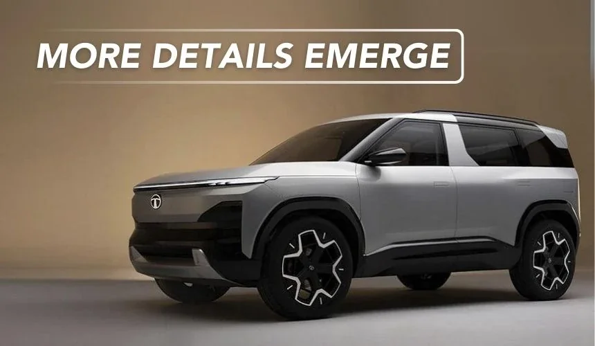 Tata Sierra to Offer EV, Petrol & Diesel Engine Options - Launch Details