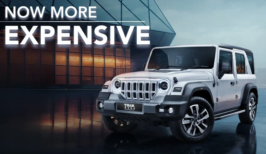 Mahindra Thar Roxx Petrol, Diesel Variants Get Expensive