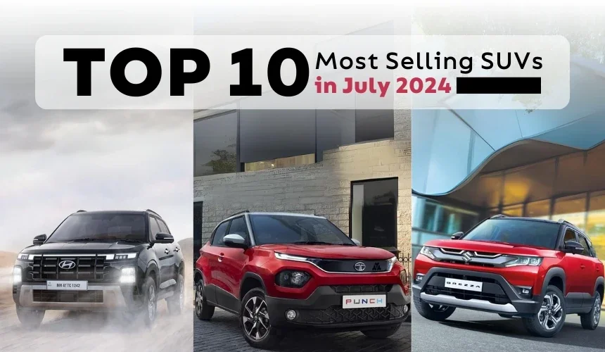 Top 10 Selling SUVs July 2024 - Creta No.1, Beats Nexon, Scorpio