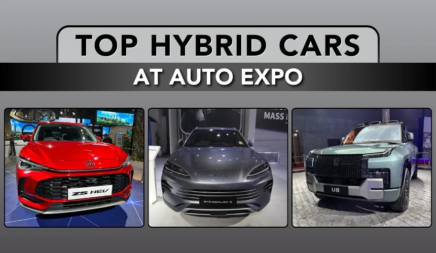 BYD Sealion 6, BYD U8, MG ZS HEV - Top Hybrid Cars At Auto Expo