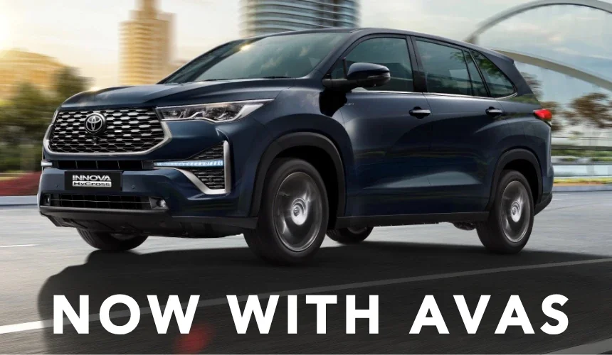 Toyota Innova Hycross Hybrid Gets AVAS for Enhanced Pedestrian Safety