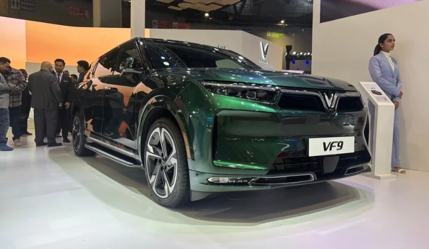 VinFast VF9 Made its Debut At the Auto Expo 2025