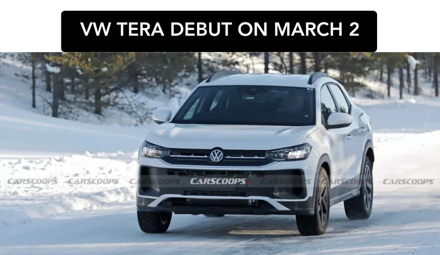 Volkswagen Tera Compact SUV To Reveal On March 2 - India-Bound