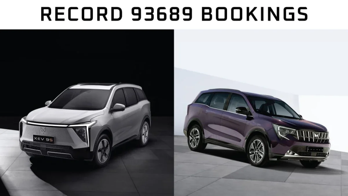 Mahindra XUV 7XO and XEV 9S Records Over 93K Bookings - Rs 20,500 Crore in the Bank