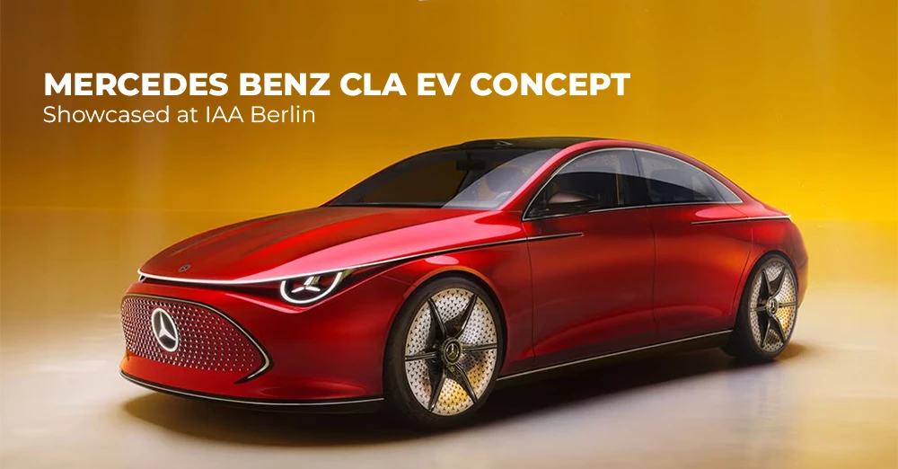 Mercedes-Benz CLA EV Concept Showcased At Munich Motor Show