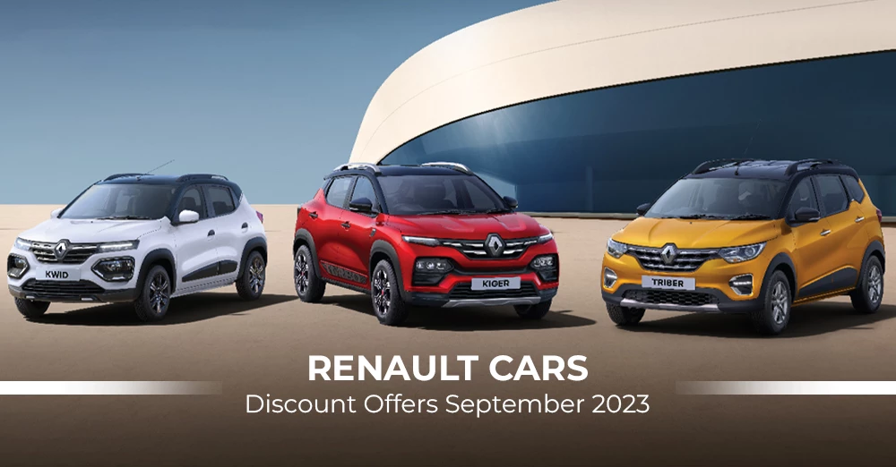 Renault Discount Offers September  2023