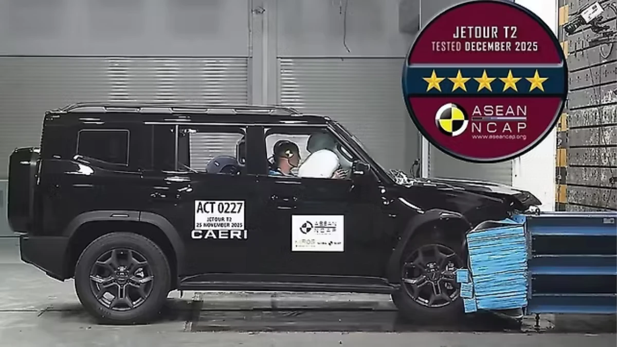 Chery Jetour T2 Receives 5-Star ASEAN NCAP Safety Rating