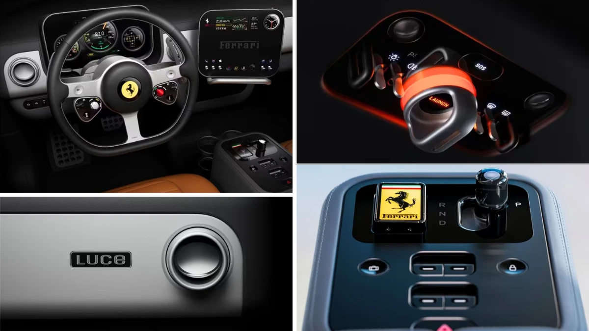 Ferrari’s First EV Luce Confirmed for May 2026, Retro Interior Revealed
