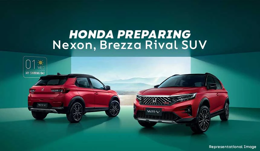 Honda Preparing Nexon, Brezza Rival SUV - All Details