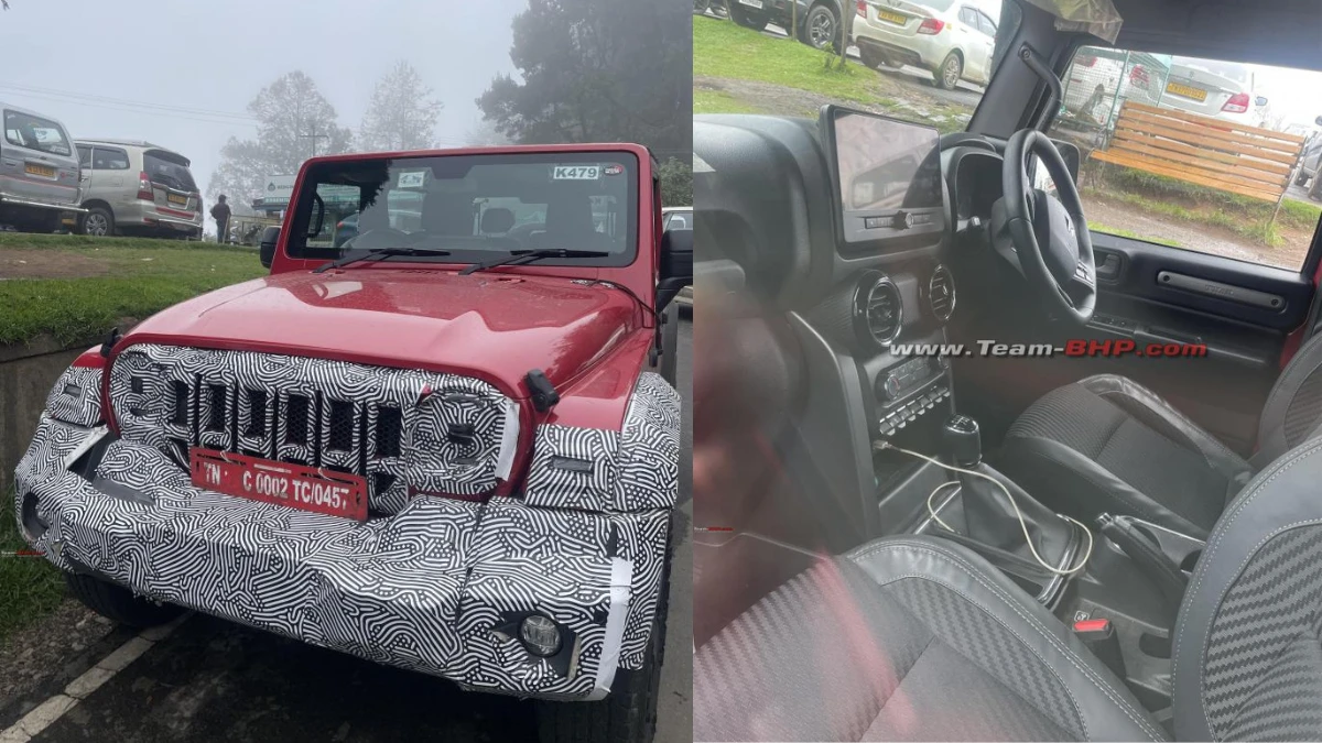 Mahindra Thar facelift Launch Before Diwali - Top Changes Explained