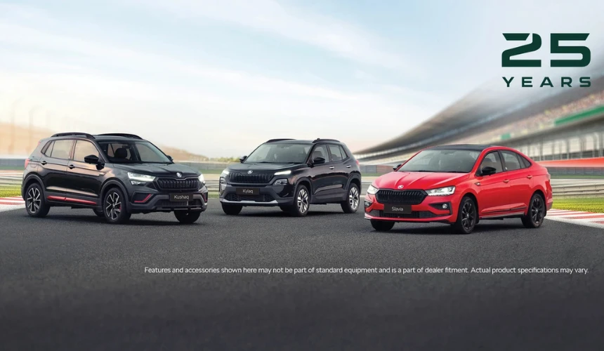Skoda Slavia, Kushaq & Kylaq Dark Editions Launched – Prices & Features Revealed