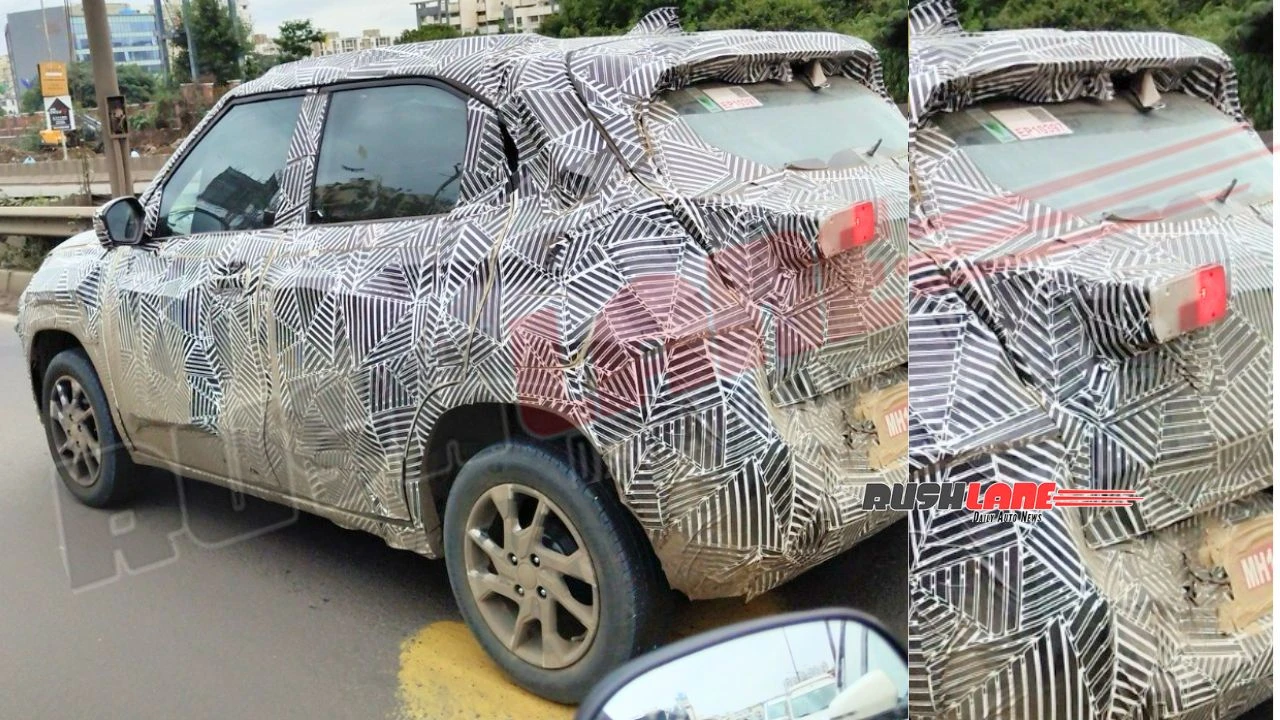 Tata Punch Facelift 2025 New Rear Design Revealed