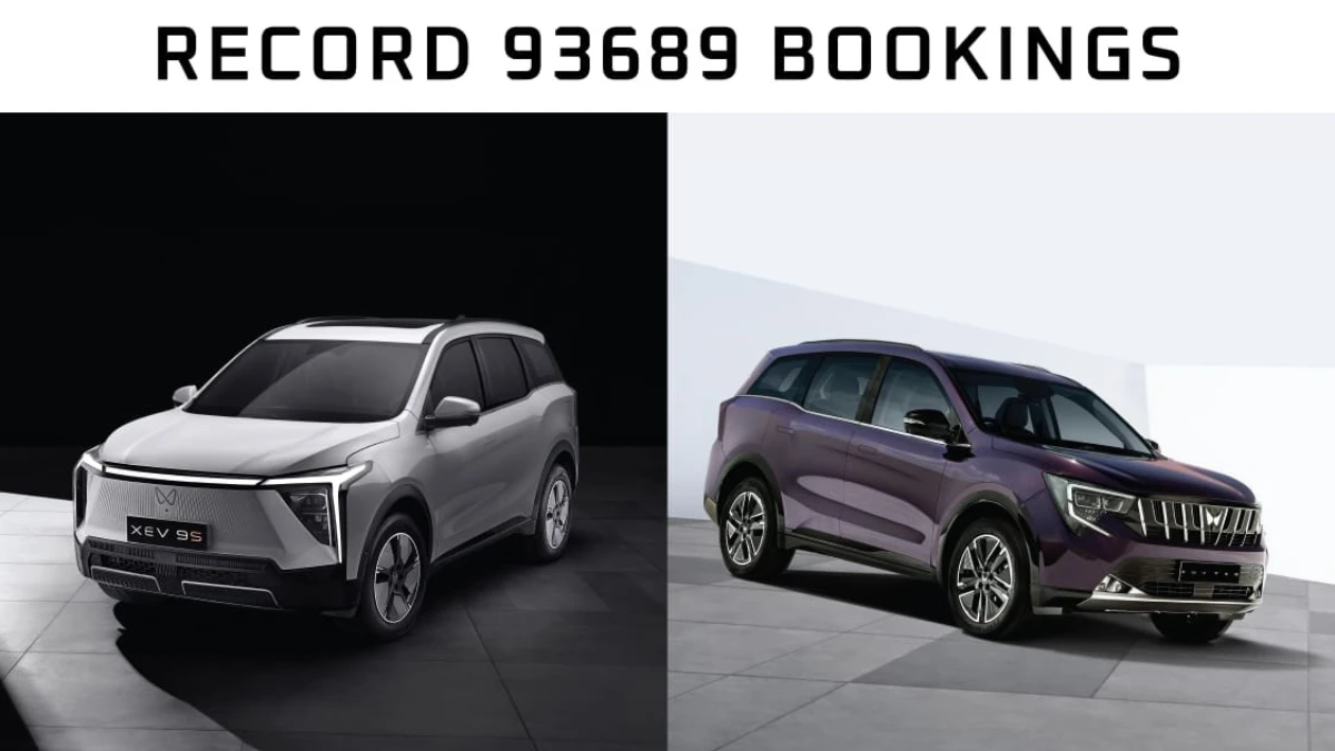 Mahindra XUV 7XO and XEV 9S Records Over 93K Bookings - Rs 20,500 Crore in the Bank