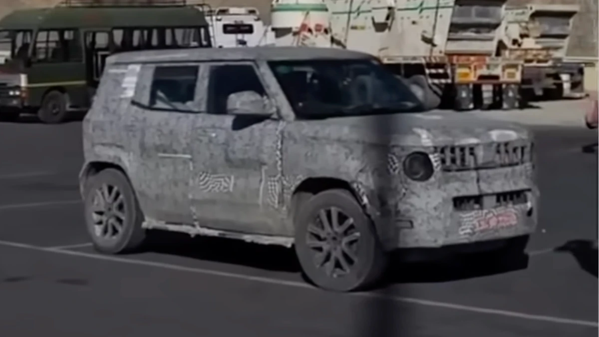 Baby Mahindra Scorpio Spied