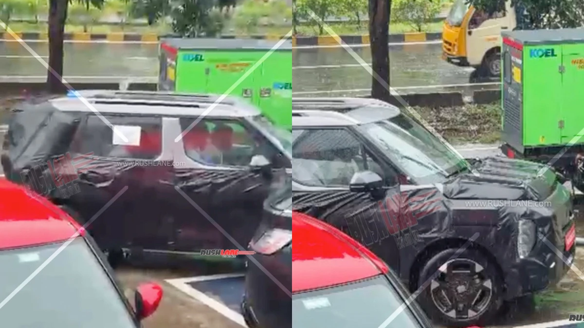 kia syros ev spied