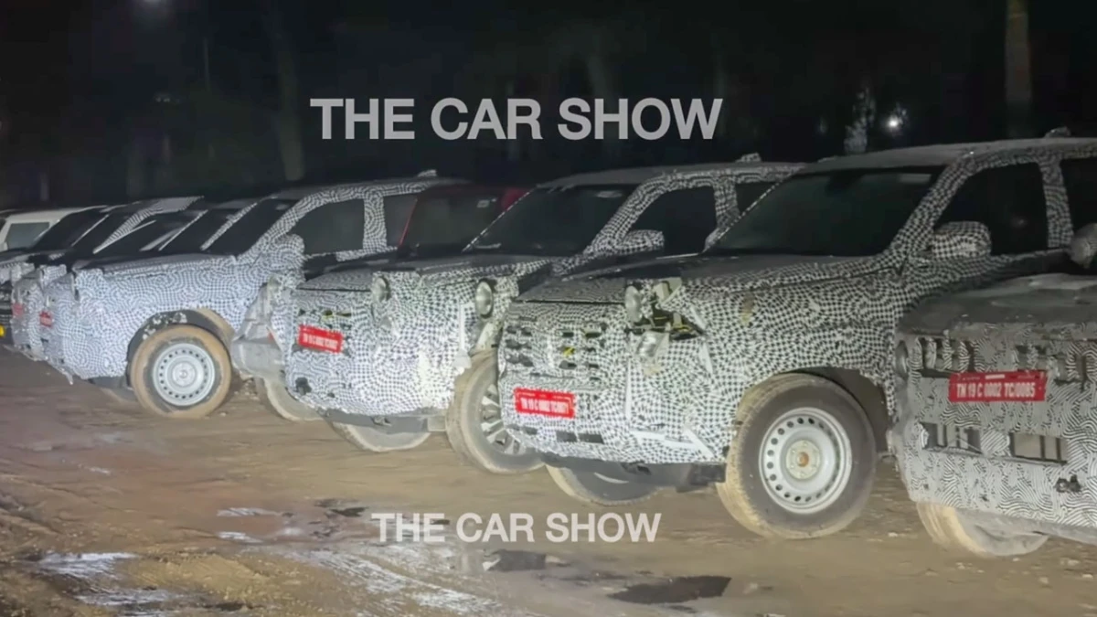 Mahindra Cars in the Convoy - XUV7XO, Bolero, and Bolero Neo