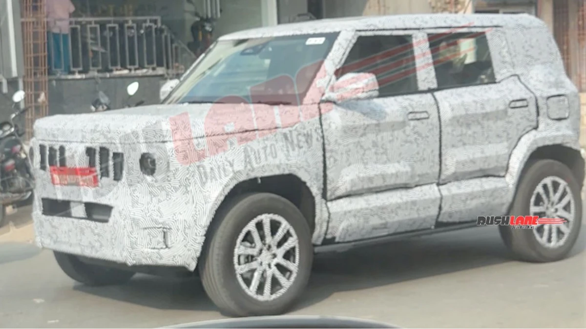 mahindra vision s compact suv spied