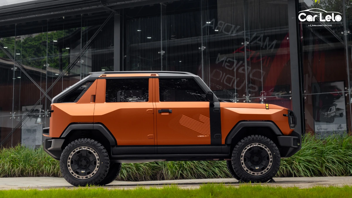 mahindra vision sxt has thar.e design