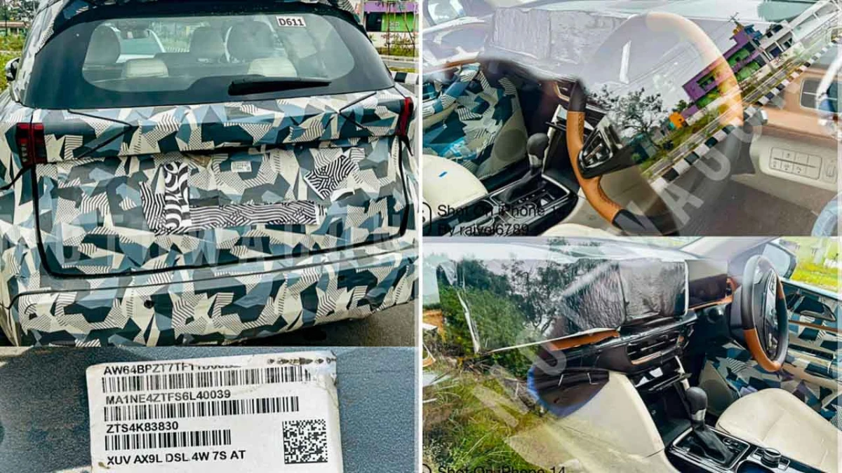 Mahindra XUV 7XO AX9L spied