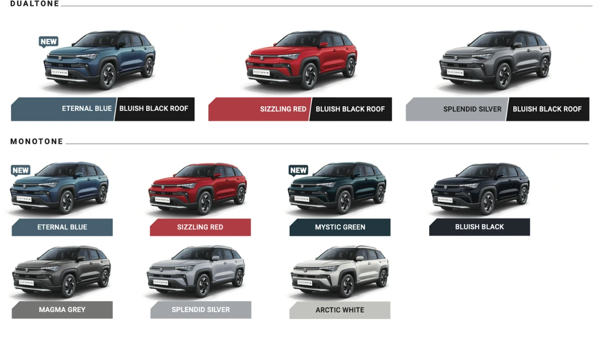 Maruti Victoris Colors