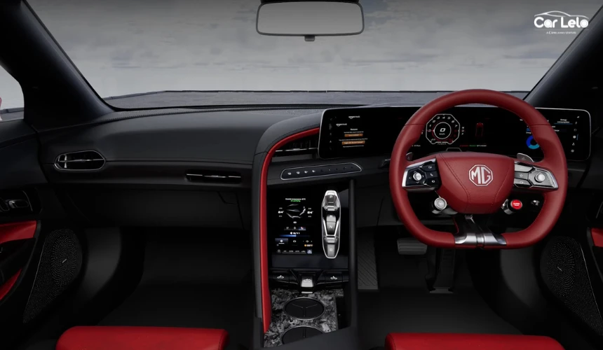 mg cyberster interior features