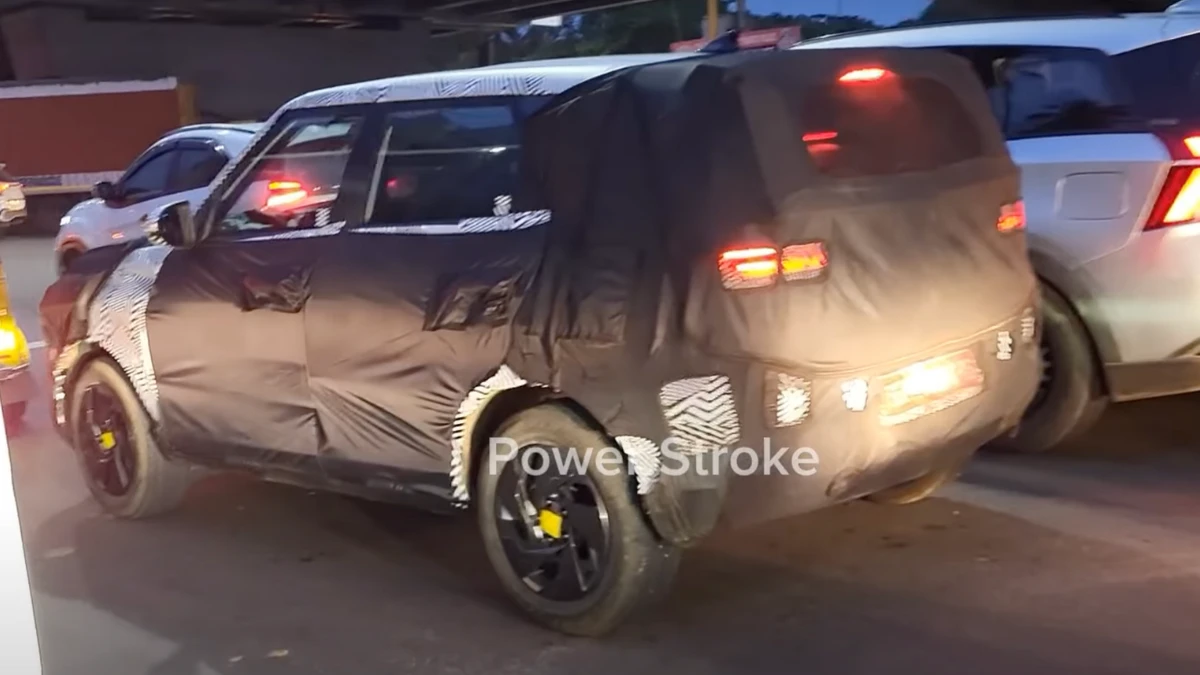 New-gen Hyundai Venue Rear Design Spied