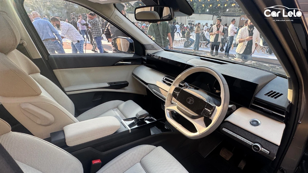 2025 tata sierra triple screen setup